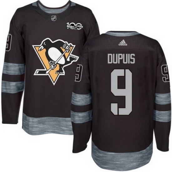 Penguins #9 Pascal Dupuis Black 1917 2017 100th Anniversary Stitched NHL Jersey Penguins #9 Pascal Dupuis Black 1917 2017 100th Anniversary Stitched NHL Jersey