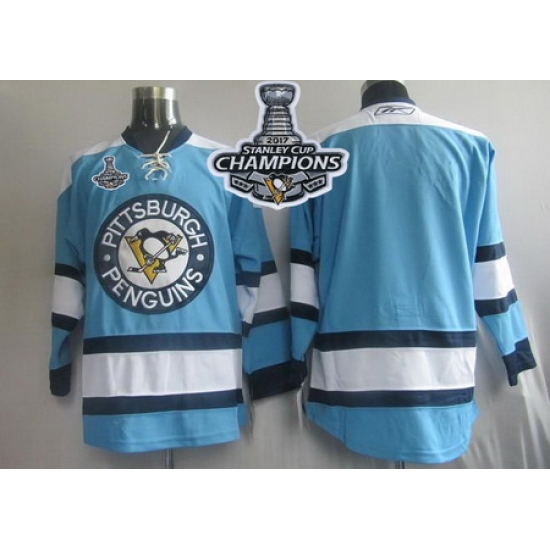 Penguins Blank Blue 2017 Stanley Cup Finals Champions Stitched NHL Jersey Penguins Blank Blue 2017 Stanley Cup Finals Champions Stitched NHL Jersey
