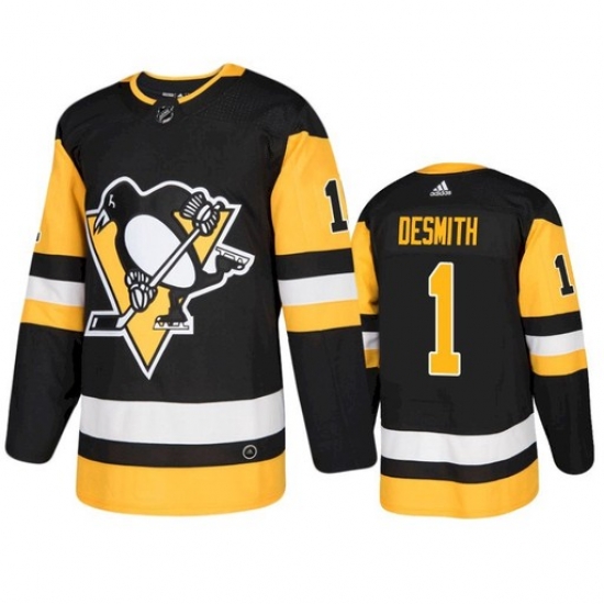 Pittsburgh Penguins 1 Casey DeSmith Black 2021 Jersey Pittsburgh Penguins 1 Casey DeSmith Black 2021 Jersey