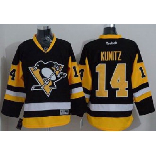 Pittsburgh Penguins #14 Chris Kunitz Black Alternate Stitched NHL Jersey Pittsburgh Penguins #14 Chris Kunitz Black Alternate Stitched NHL Jersey