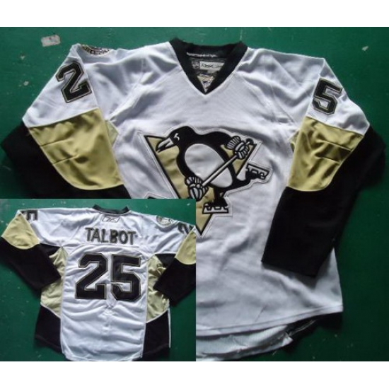 Pittsburgh Penguins 25 Maxime Talbot White NHL Jerseys Pittsburgh Penguins 25 Maxime Talbot White NHL Jerseys