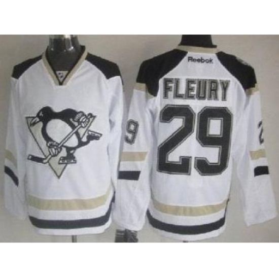 Pittsburgh Penguins 29 Marc-Andre Fleury Grey NHL Jerseys 2014 New Style Pittsburgh Penguins 29 Marc-Andre Fleury Grey NHL Jerseys 2014 New Style