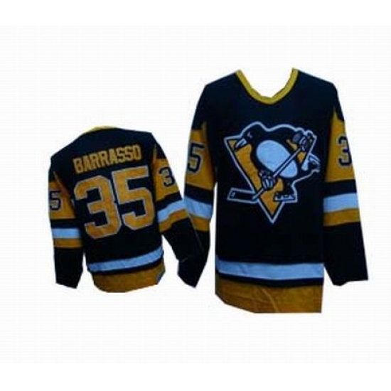 Pittsburgh Penguins 35 Borrasso Black Jerseys Throwback Pittsburgh Penguins 35 Borrasso Black Jerseys Throwback