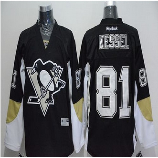 Pittsburgh Penguins #81 Phil Kessel Black Home NHL Jersey Pittsburgh Penguins #81 Phil Kessel Black Home NHL Jersey