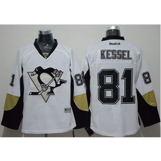 Pittsburgh Penguins #81 Phil Kessel White Away Stitched NHL Jersey Pittsburgh Penguins #81 Phil Kessel White Away Stitched NHL Jersey