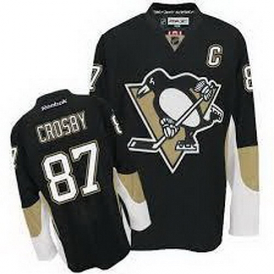 Pittsburgh Penguins 87 Sidney Crosby Black NHL Jerseys Pittsburgh Penguins 87 Sidney Crosby Black NHL Jerseys