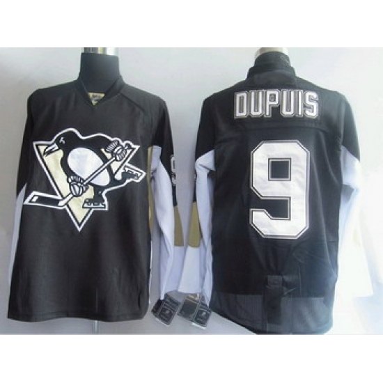 Pittsburgh Penguins 9 Dupuis black Jerseys Pittsburgh Penguins 9 Dupuis black Jerseys