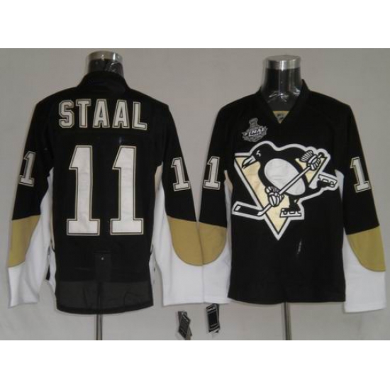 RBK Pittsburgh Penguins #11 Jordan Staal Black STANLEY CUP Jersey RBK Pittsburgh Penguins #11 Jordan Staal Black STANLEY CUP Jersey