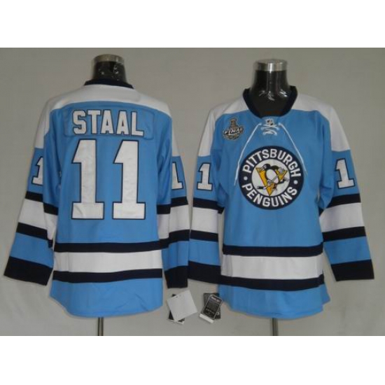 RBK Pittsburgh Penguins #11 Jordan Staal Blue STANLEY CUP Jersey RBK Pittsburgh Penguins #11 Jordan Staal Blue STANLEY CUP Jersey