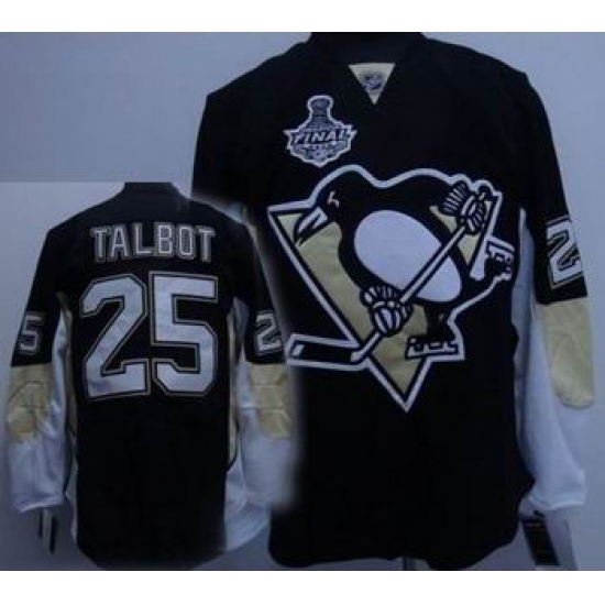 RBK hockey jerseys,Pittsburgh Penguins #25 TALBOT BLACK STANLEY CUP jerseys RBK hockey jerseys,Pittsburgh Penguins #25 TALBOT BLACK STANLEY CUP jerseys