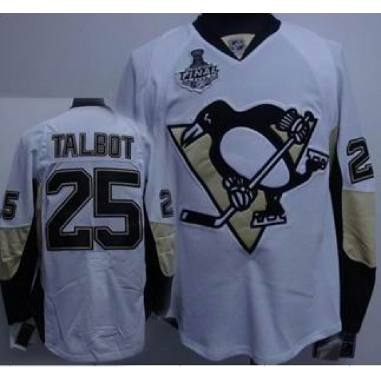 RBK hockey jerseys,Pittsburgh Penguins #25 TALBOT WHITE STANLEY CUP jerseys RBK hockey jerseys,Pittsburgh Penguins #25 TALBOT WHITE STANLEY CUP jerseys