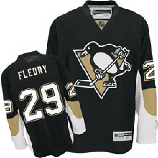 RBK hockey jerseys,Pittsburgh Penguins 29# M. Fleury Home RBK hockey jerseys,Pittsburgh Penguins 29# M. Fleury Home