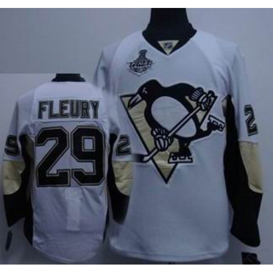 RBK hockey jerseys,Pittsburgh Penguins #29 M. Fleury STANLEY CUP WHITE RBK hockey jerseys,Pittsburgh Penguins #29 M. Fleury STANLEY CUP WHITE