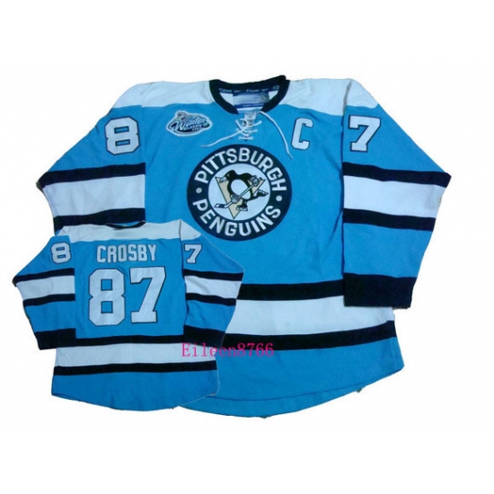 RBK hockey jerseys,Pittsburgh Penguins 87# S.Crosby blue youth RBK hockey jerseys,Pittsburgh Penguins 87# S.Crosby blue youth