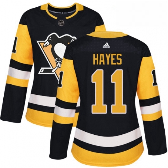 Womens Adidas Pittsburgh Penguins 11 Jimmy Hayes Authentic Black Home NHL Jersey Womens Adidas Pittsburgh Penguins 11 Jimmy Hayes Authentic Black Home NHL Jersey