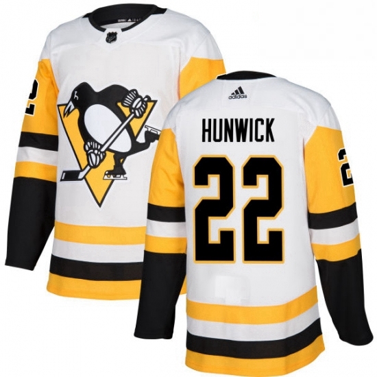 Womens Adidas Pittsburgh Penguins 22 Matt Hunwick Authentic White Away NHL Jersey Womens Adidas Pittsburgh Penguins 22 Matt Hunwick Authentic White Away NHL Jersey