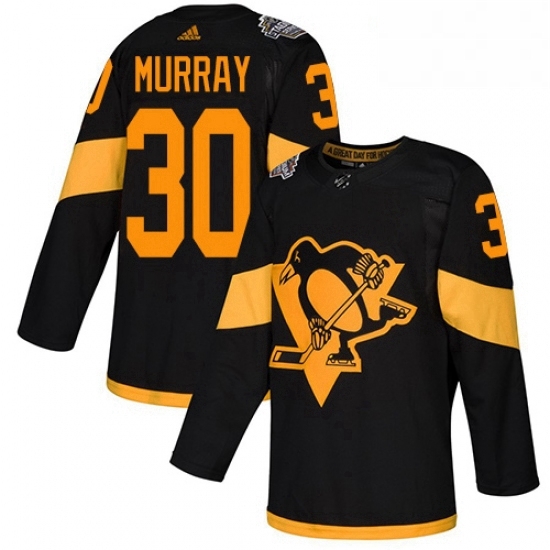 Womens Adidas Pittsburgh Penguins 30 Matt Murray Black Authentic 2019 Stadium Series Stitched NHL Jersey Womens Adidas Pittsburgh Penguins 30 Matt Murray Black Authentic 2019 Stadium Series Stitched NHL Jersey