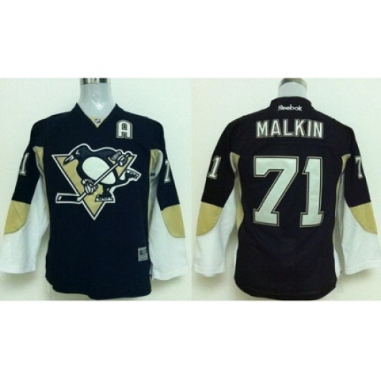 Kids Pittsburgh Penguins 71 Evgeni Malkin Black NHL Jerseys Kids Pittsburgh Penguins 71 Evgeni Malkin Black NHL Jerseys