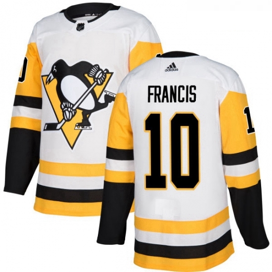Youth Adidas Pittsburgh Penguins 10 Ron Francis Authentic White Away NHL Jersey Youth Adidas Pittsburgh Penguins 10 Ron Francis Authentic White Away NHL Jersey