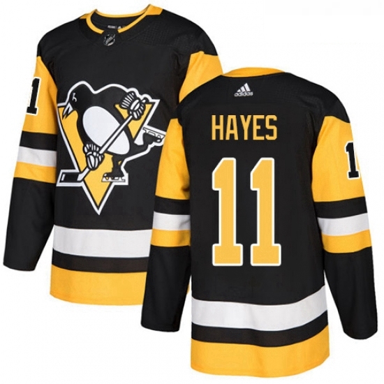Youth Adidas Pittsburgh Penguins 11 Jimmy Hayes Authentic Black Home NHL Jersey Youth Adidas Pittsburgh Penguins 11 Jimmy Hayes Authentic Black Home NHL Jersey