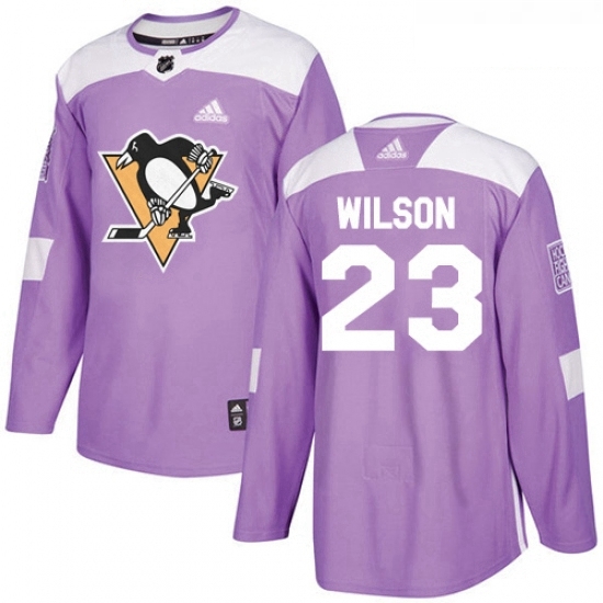 Youth Adidas Pittsburgh Penguins 23 Scott Wilson Authentic Purple Fights Cancer Practice NHL Jersey Youth Adidas Pittsburgh Penguins 23 Scott Wilson Authentic Purple Fights Cancer Practice NHL Jersey