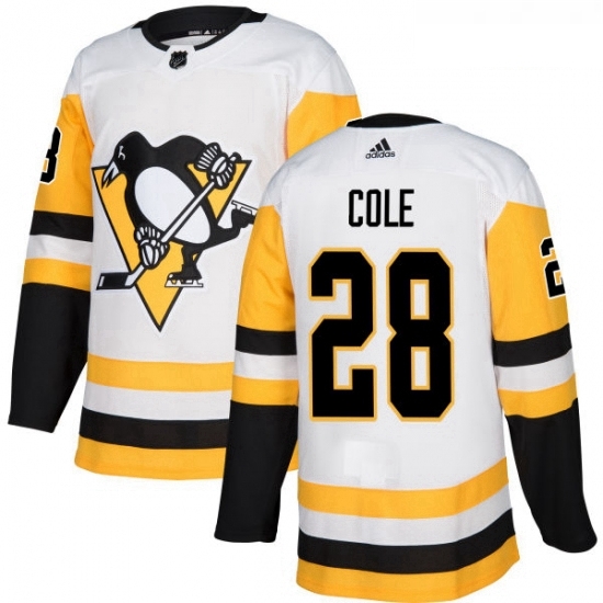 Youth Adidas Pittsburgh Penguins 28 Ian Cole Authentic White Away NHL Jersey Youth Adidas Pittsburgh Penguins 28 Ian Cole Authentic White Away NHL Jersey
