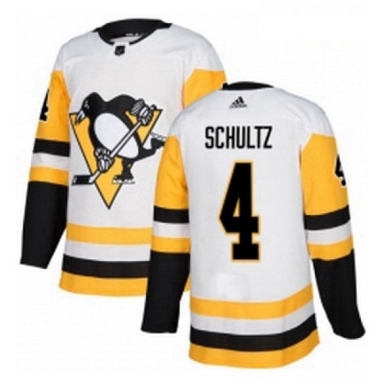 Youth Adidas Pittsburgh Penguins 4 Justin Schultz Authentic White Away NHL Jersey Youth Adidas Pittsburgh Penguins 4 Justin Schultz Authentic White Away NHL Jersey