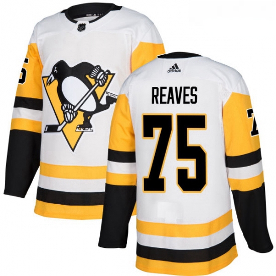 Youth Adidas Pittsburgh Penguins 75 Ryan Reaves Authentic White Away NHL Jersey Youth Adidas Pittsburgh Penguins 75 Ryan Reaves Authentic White Away NHL Jersey