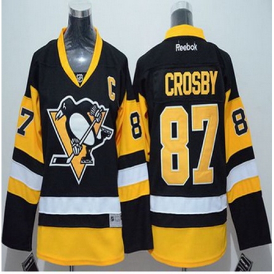 Youth Pittsburgh Penguins #87 Sidney Crosby Black Stitched NHL Jersey Youth Pittsburgh Penguins #87 Sidney Crosby Black Stitched NHL Jersey