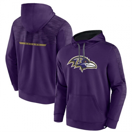 Men Baltimore Ravens Purple Defender Evo Pullover Hoodie Men Baltimore Ravens Purple Defender Evo Pullover Hoodie