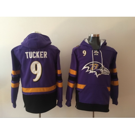 Men Nike Baltimore Ravens Justin Tucker 9 NFL Winter Thick Hoodie Men Nike Baltimore Ravens Justin Tucker 9 NFL Winter Thick Hoodie
