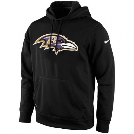 NFL Mens Baltimore Ravens Nike Black KO Logo Essential Hoodie NFL Mens Baltimore Ravens Nike Black KO Logo Essential Hoodie