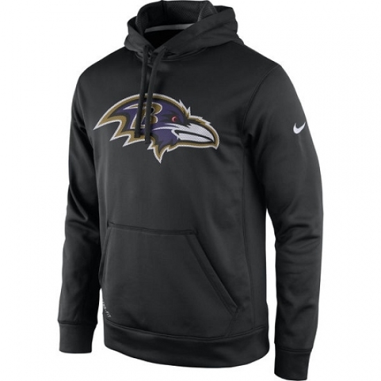NFL Mens Baltimore Ravens Nike Black Practice Performance Pullover Hoodie NFL Mens Baltimore Ravens Nike Black Practice Performance Pullover Hoodie