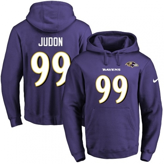 NFL Mens Nike Baltimore Ravens 99 Matt Judon Purple Name Number Pullover Hoodie NFL Mens Nike Baltimore Ravens 99 Matt Judon Purple Name Number Pullover Hoodie