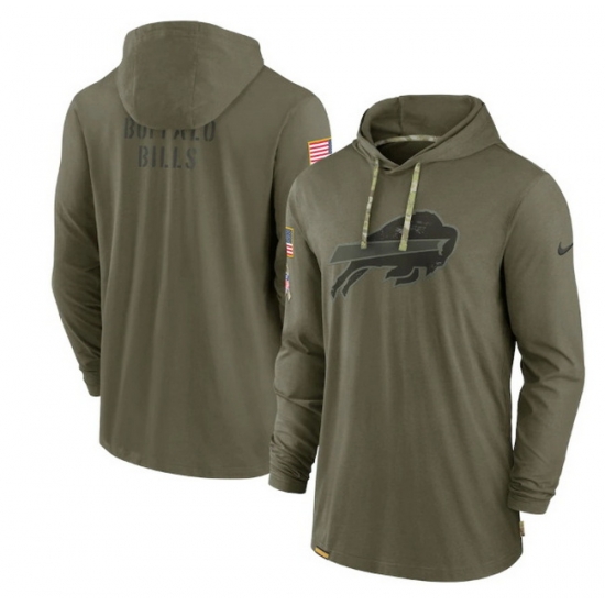 Men Buffalo Bills 2022 Olive Salute To Service Tonal Pullover Hoodie Men Buffalo Bills 2022 Olive Salute To Service Tonal Pullover Hoodie