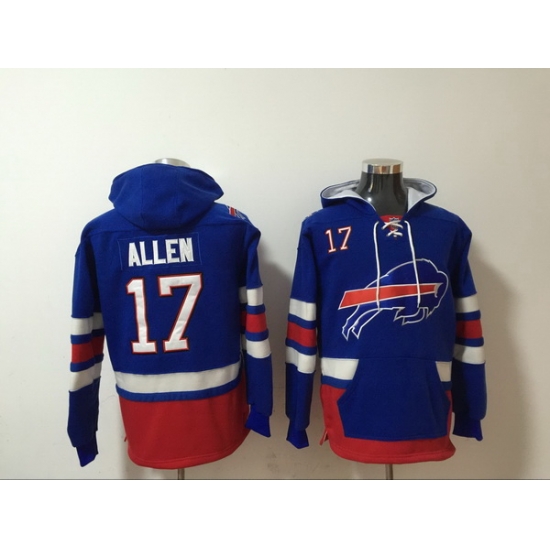 Men Nike Buffalo Bills Josh Allen 17 NFL Winter Thick Hoodie Men Nike Buffalo Bills Josh Allen 17 NFL Winter Thick Hoodie