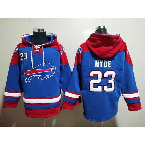 NFL Men Buffalo Bills 23 Micah Hyde Stitched Hoodie NFL Men Buffalo Bills 23 Micah Hyde Stitched Hoodie