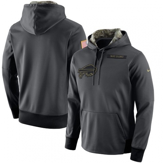 NFL Mens Buffalo Bills Nike Anthracite Salute to Service Player Performance Hoodie NFL Mens Buffalo Bills Nike Anthracite Salute to Service Player Performance Hoodie