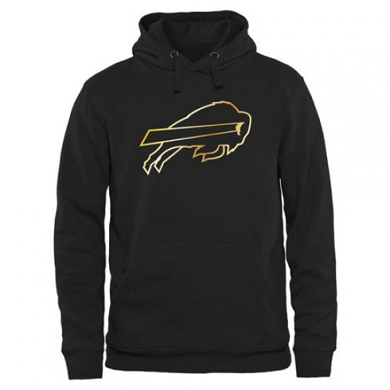 NFL Mens Buffalo Bills Pro Line Black Gold Collection Pullover Hoodie NFL Mens Buffalo Bills Pro Line Black Gold Collection Pullover Hoodie
