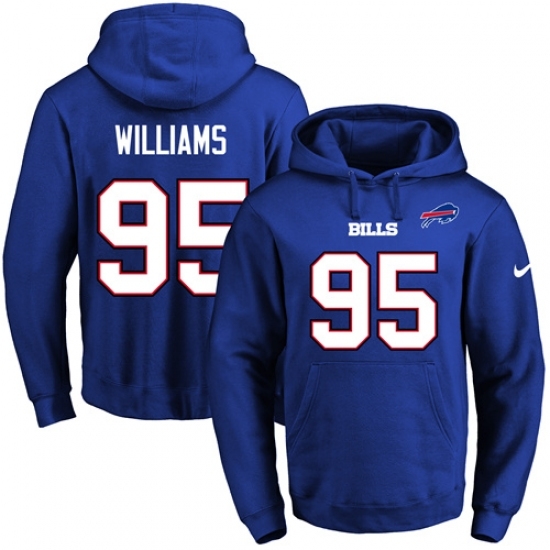 NFL Mens Nike Buffalo Bills 95 Kyle Williams Royal Blue Name Number Pullover Hoodie NFL Mens Nike Buffalo Bills 95 Kyle Williams Royal Blue Name Number Pullover Hoodie