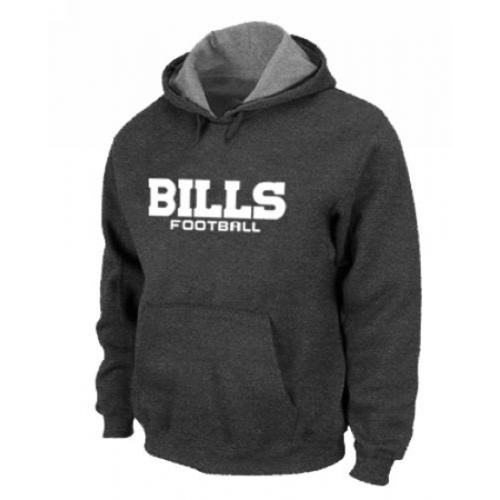 NFL Mens Nike Buffalo Bills Font Pullover Hoodie Dark Grey NFL Mens Nike Buffalo Bills Font Pullover Hoodie Dark Grey
