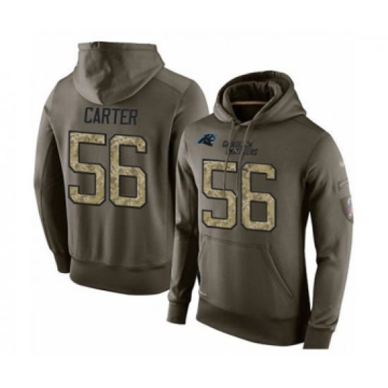 Football Carolina Panthers 56 Jermaine Carter Green Salute To Service Mens Pullover Hoodie Football Carolina Panthers 56 Jermaine Carter Green Salute To Service Mens Pullover Hoodie