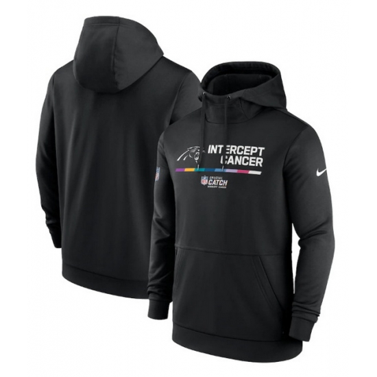 Men Carolina Panthers 2022 Black Crucial Catch Therma Performance Pullover Hoodie Men Carolina Panthers 2022 Black Crucial Catch Therma Performance Pullover Hoodie