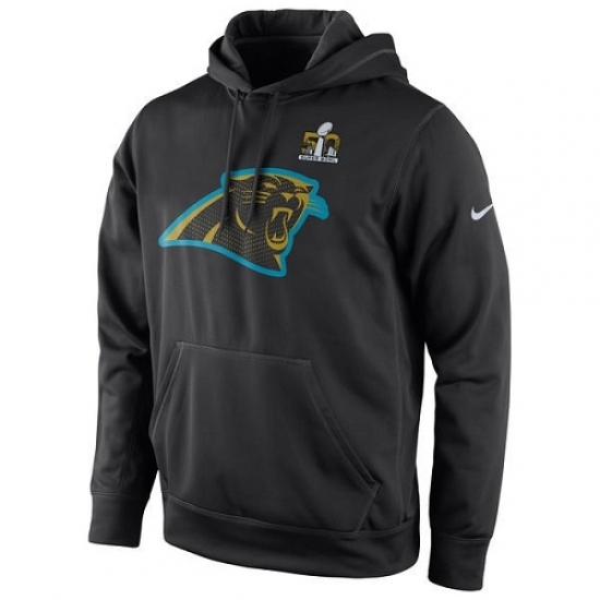 NFL Mens Carolina Panthers Nike Black Super Bowl 50 Bound Team Travel Performance Pullover Hoodie NFL Mens Carolina Panthers Nike Black Super Bowl 50 Bound Team Travel Performance Pullover Hoodie
