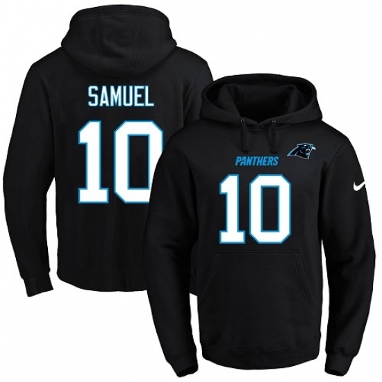 NFL Mens Nike Carolina Panthers 10 Curtis Samuel Black Name Number Pullover Hoodie NFL Mens Nike Carolina Panthers 10 Curtis Samuel Black Name Number Pullover Hoodie