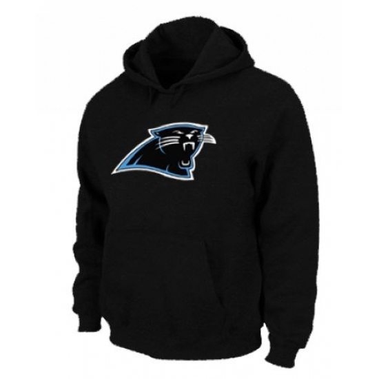 NFL Mens Nike Carolina Panthers Logo Pullover Hoodie Black NFL Mens Nike Carolina Panthers Logo Pullover Hoodie Black
