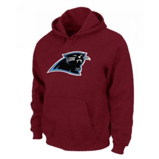 NFL Mens Nike Carolina Panthers Logo Pullover Hoodie Red NFL Mens Nike Carolina Panthers Logo Pullover Hoodie Red
