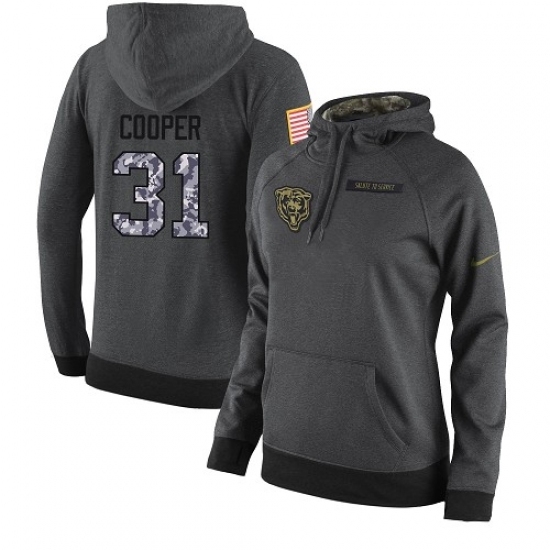 NFL Womens Nike Chicago Bears 31 Marcus Cooper Stitched Black Anthracite Salute to Service Player Performance Hoodie NFL Womens Nike Chicago Bears 31 Marcus Cooper Stitched Black Anthracite Salute to Service Player Performance Hoodie