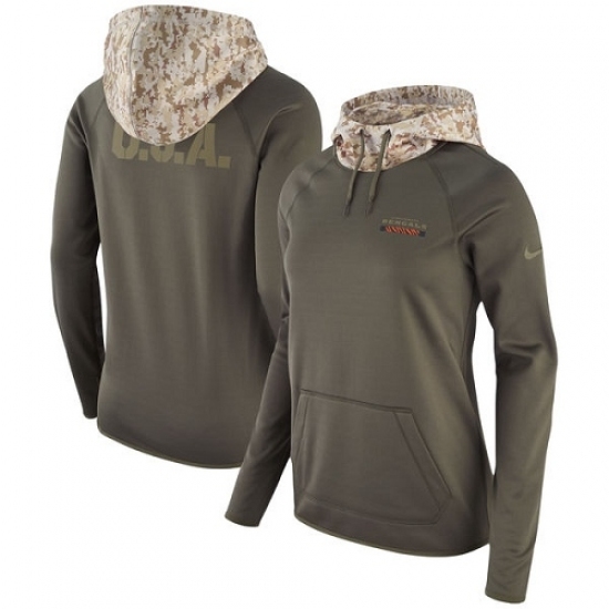 NFL Womens Cincinnati Bengals Nike Olive Salute to Service Performance Pullover Hoodie NFL Womens Cincinnati Bengals Nike Olive Salute to Service Performance Pullover Hoodie
