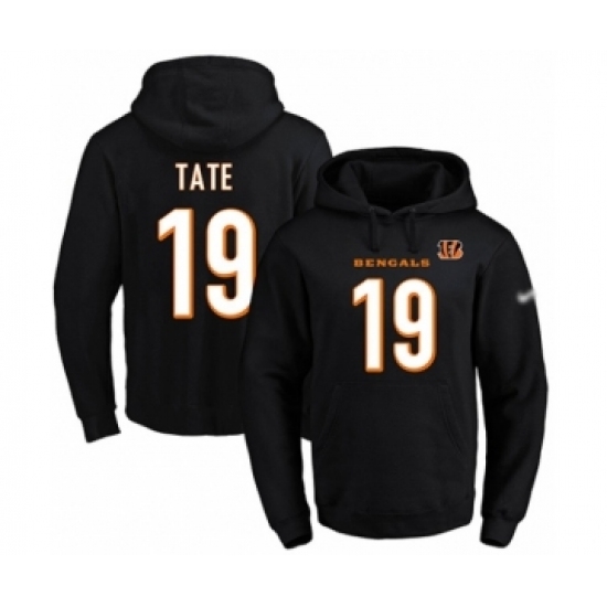 Football Mens Cincinnati Bengals 19 Auden Tate Black Name Number Pullover Hoodie Football Mens Cincinnati Bengals 19 Auden Tate Black Name Number Pullover Hoodie